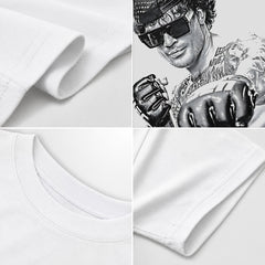 TOMMY MCMILLEN WHITE T-SHIRT thumbnail 4