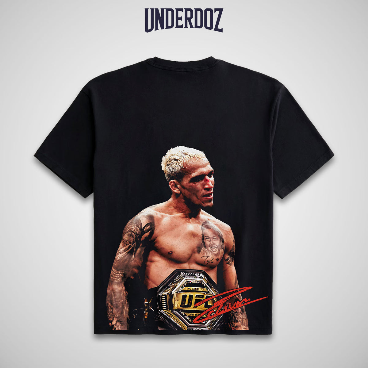 CHARLES OLIVEIRA HALLOWEEN T-SHIRT - 3