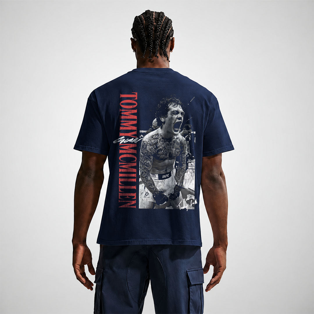 TOMMY MCMILLEN NAVY T-SHIRT - 3