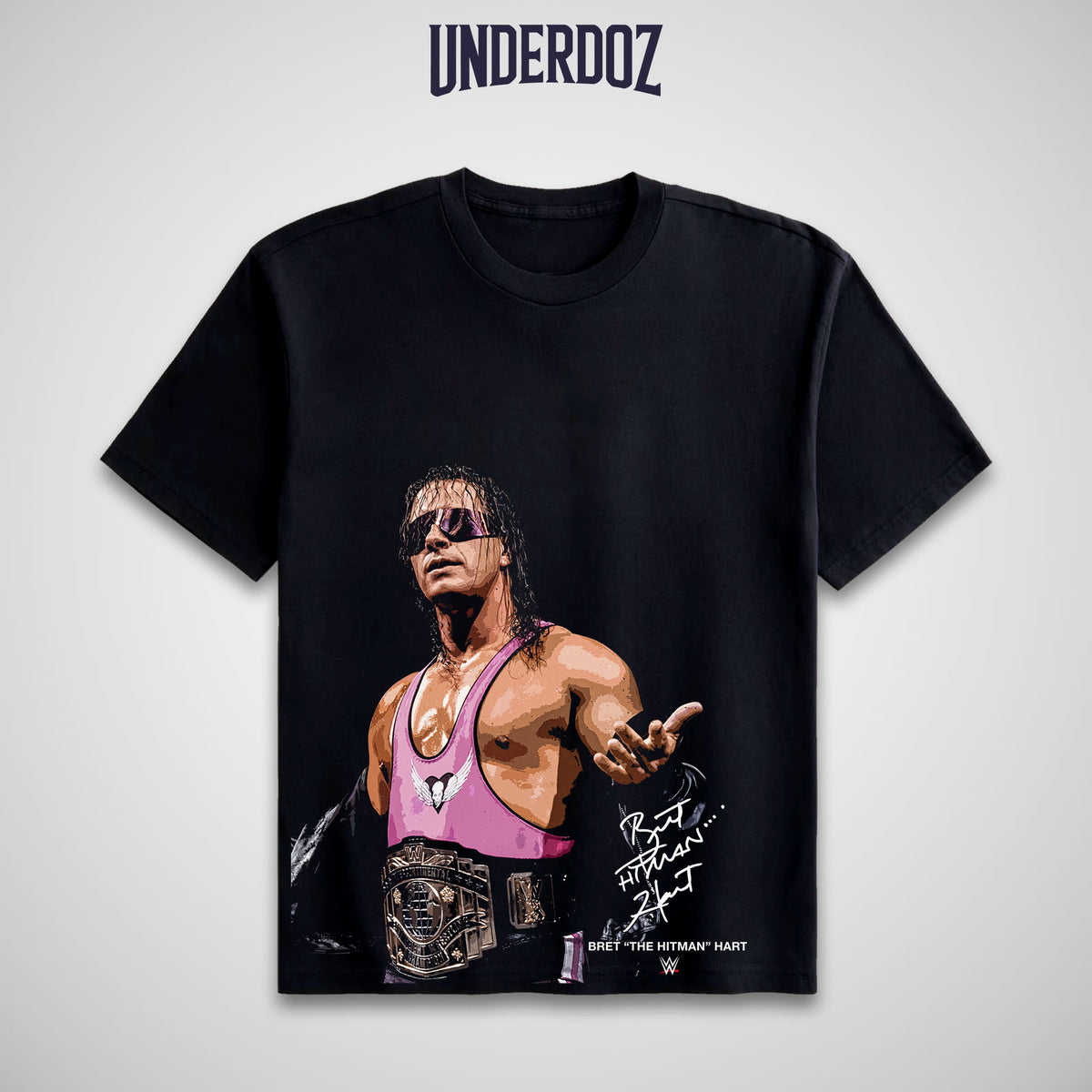 BRET HART WWE T-SHIRT - 1