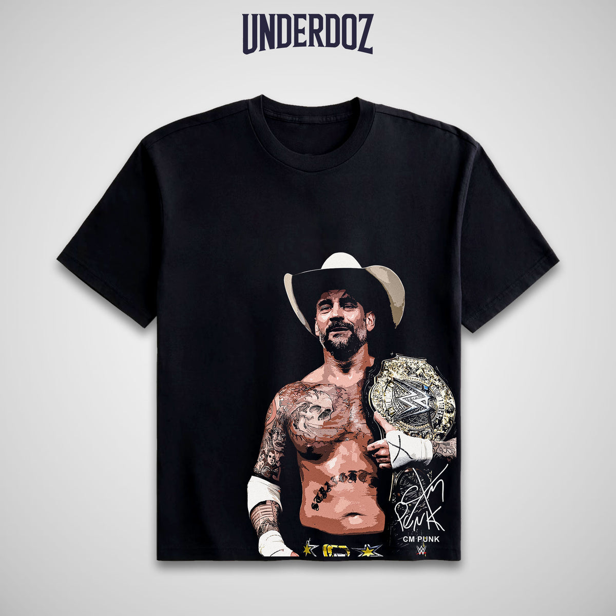 CM PUNK WWE T-SHIRT - 1