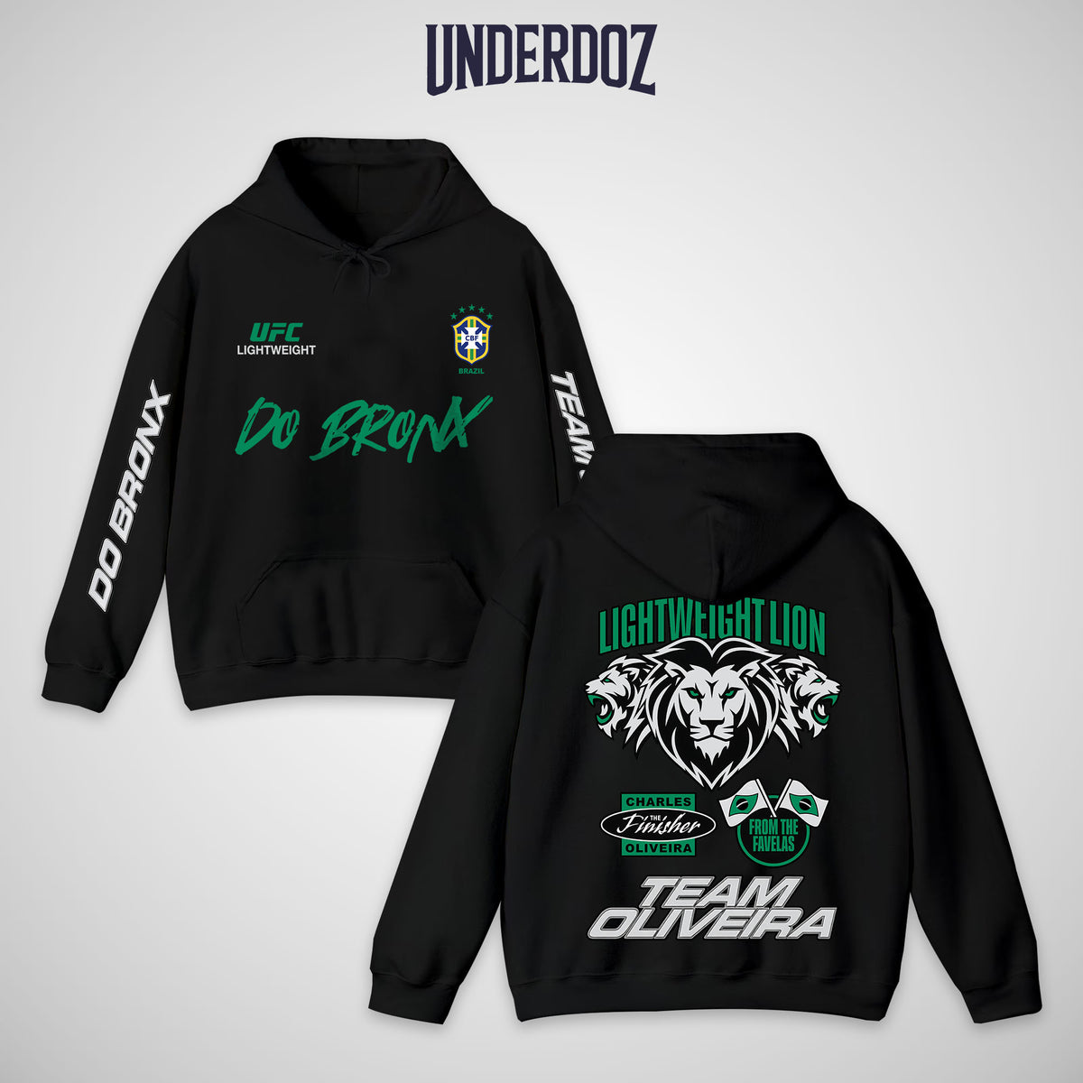 DO BRONX LIGHTWEIGHT LION HOODIE - 1