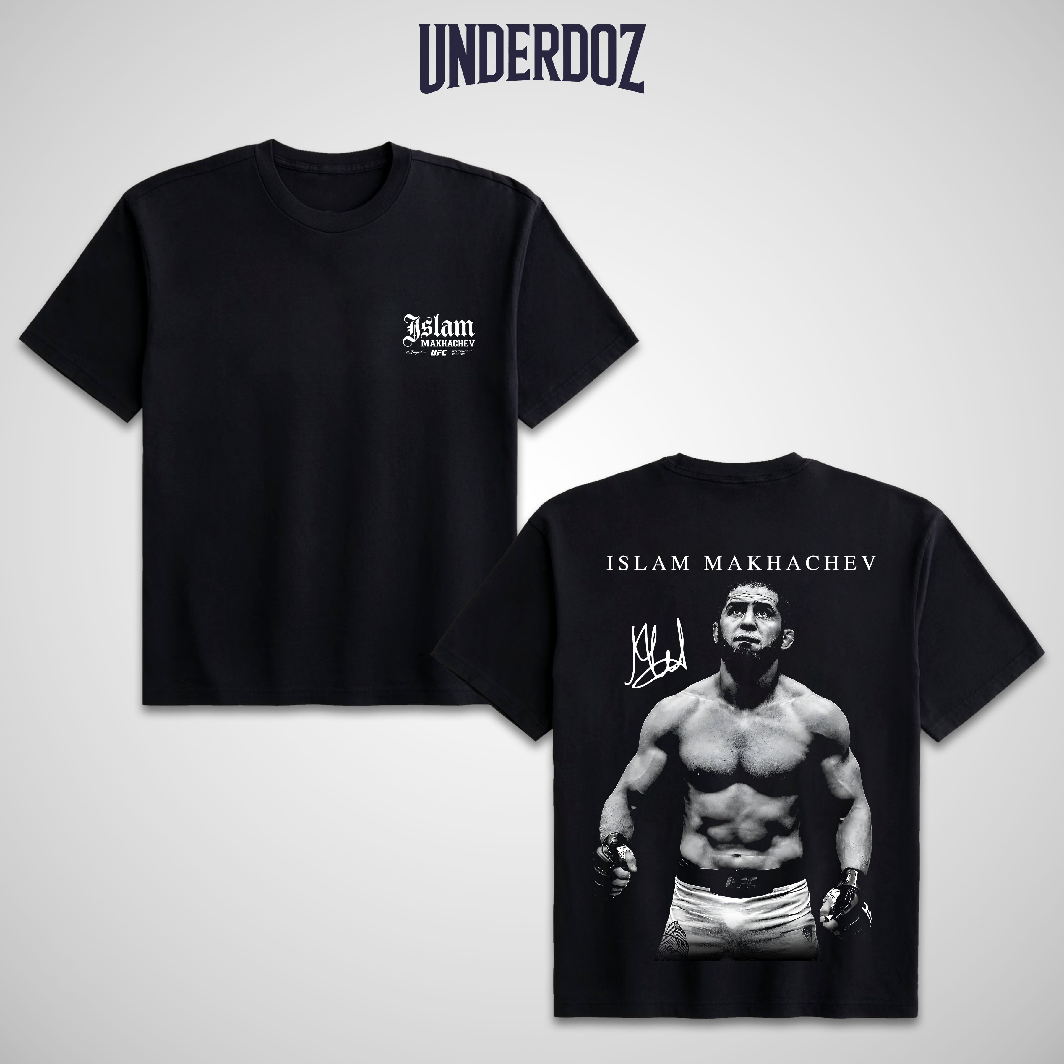 ISLAM MAKHACHEV WELTERWEIGHT CHAMPION T-SHIRT