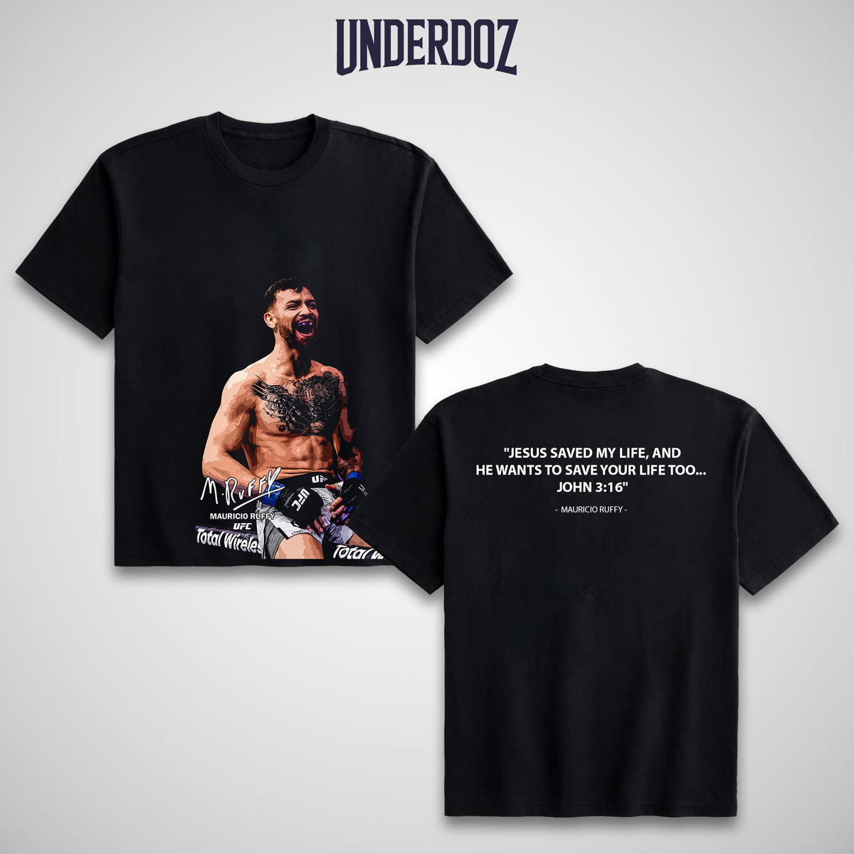 MAURICIO RUFFY JOHN 3:16 T-SHIRT - 1