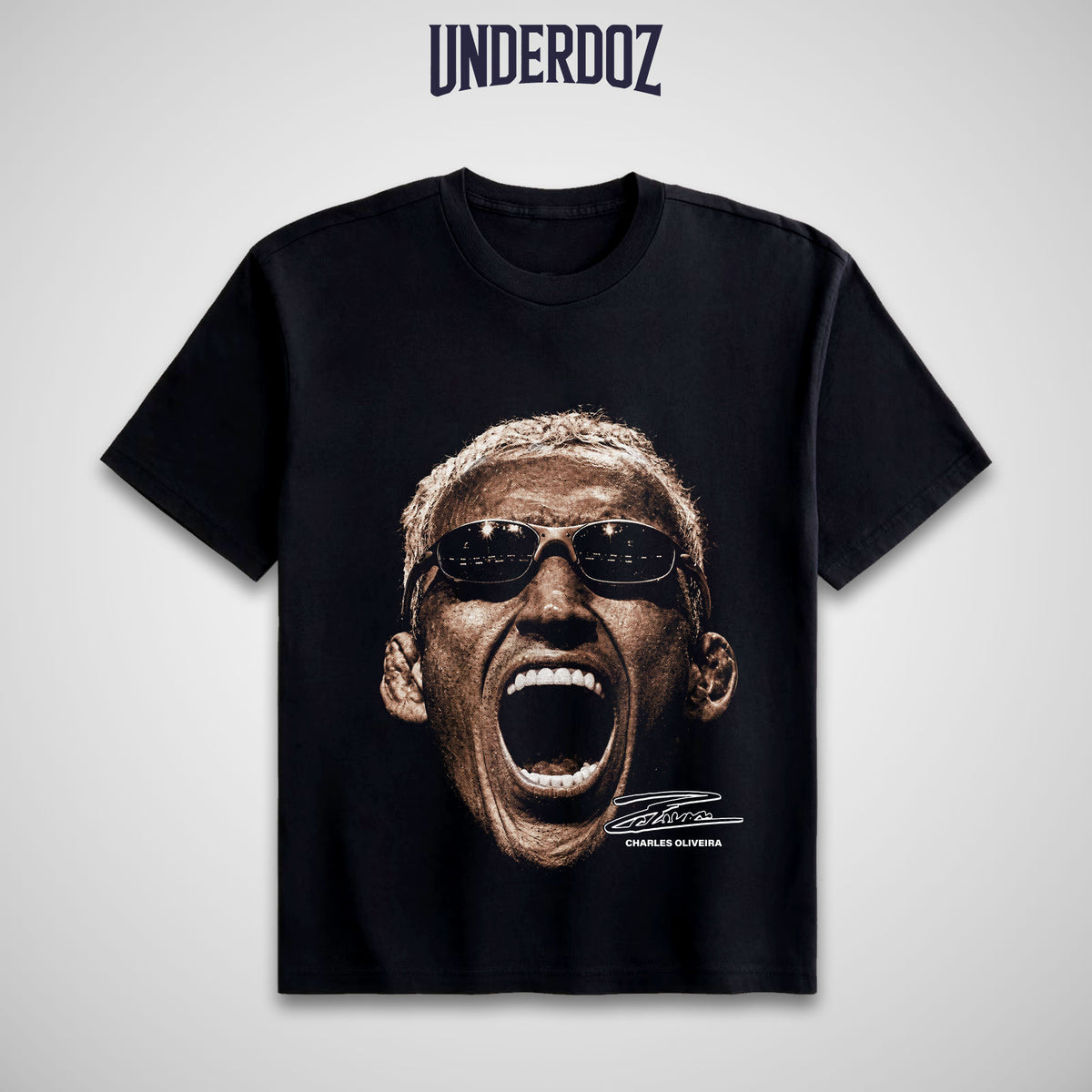 CHARLES OLIVEIRA BIGFACE T-SHIRT