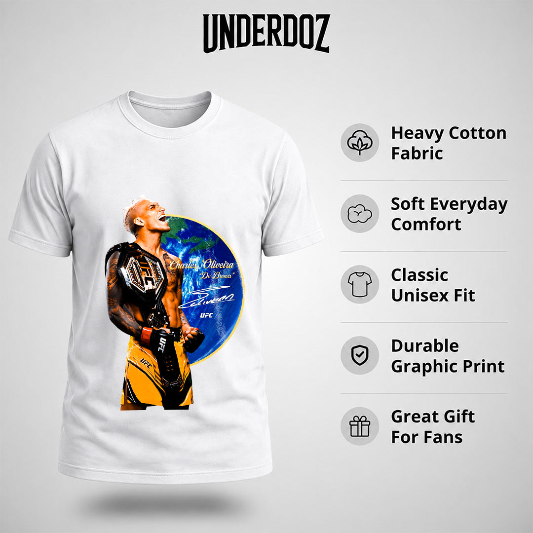 CHARLES OLIVEIRA AROUND THE WORLD T-SHIRT