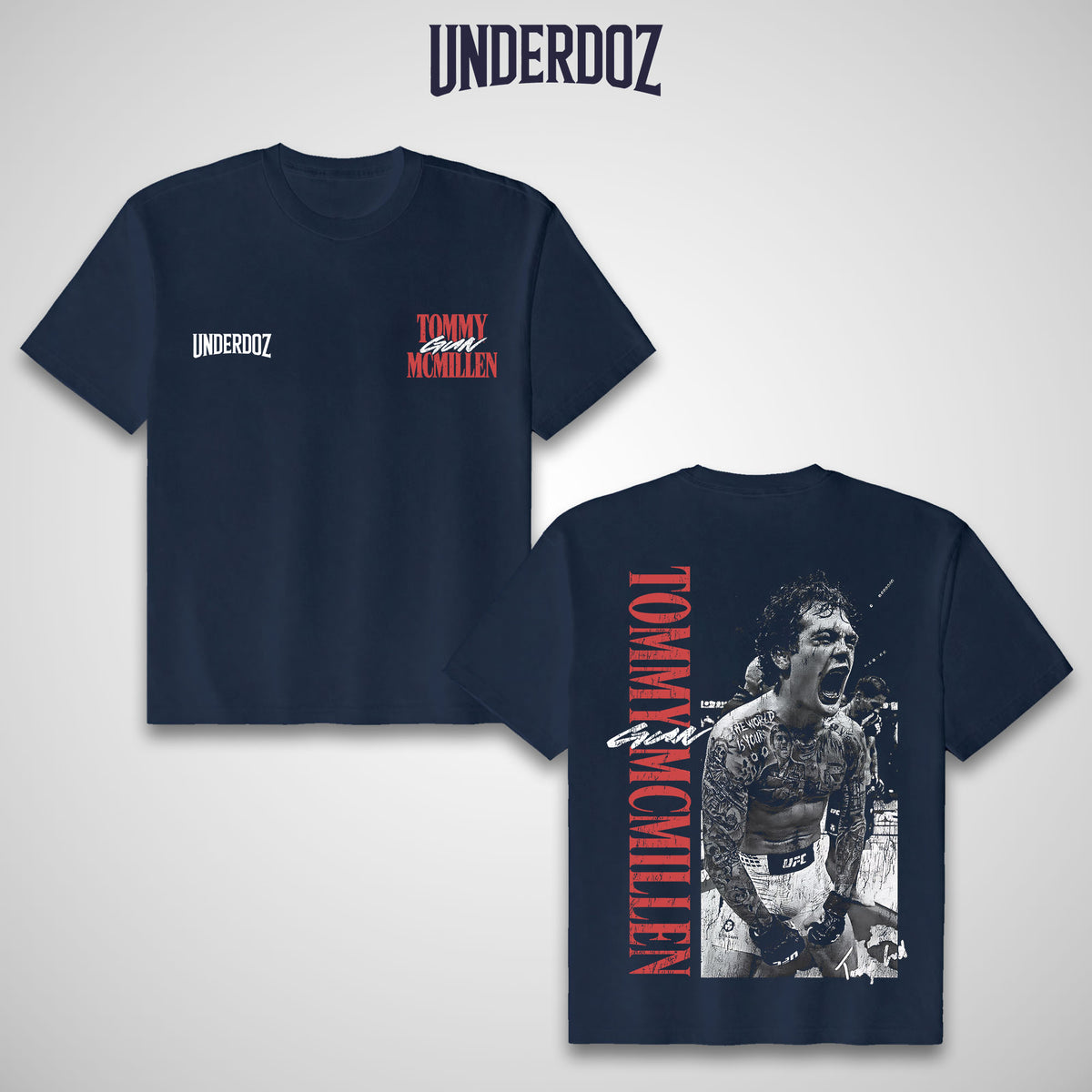 TOMMY MCMILLEN NAVY T-SHIRT - 1