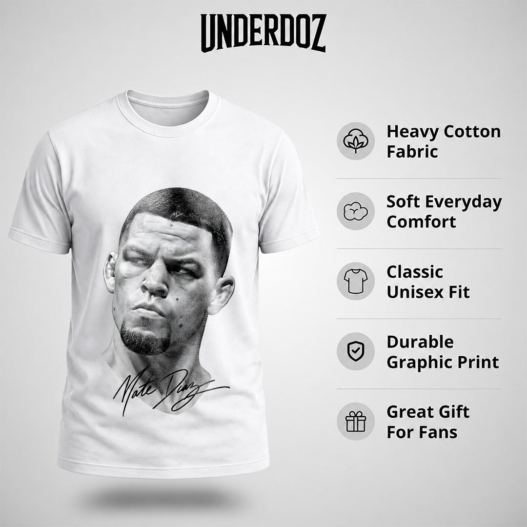NATE DIAZ FACE T-SHIRT - 3