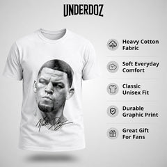 NATE DIAZ FACE T-SHIRT thumbnail 3