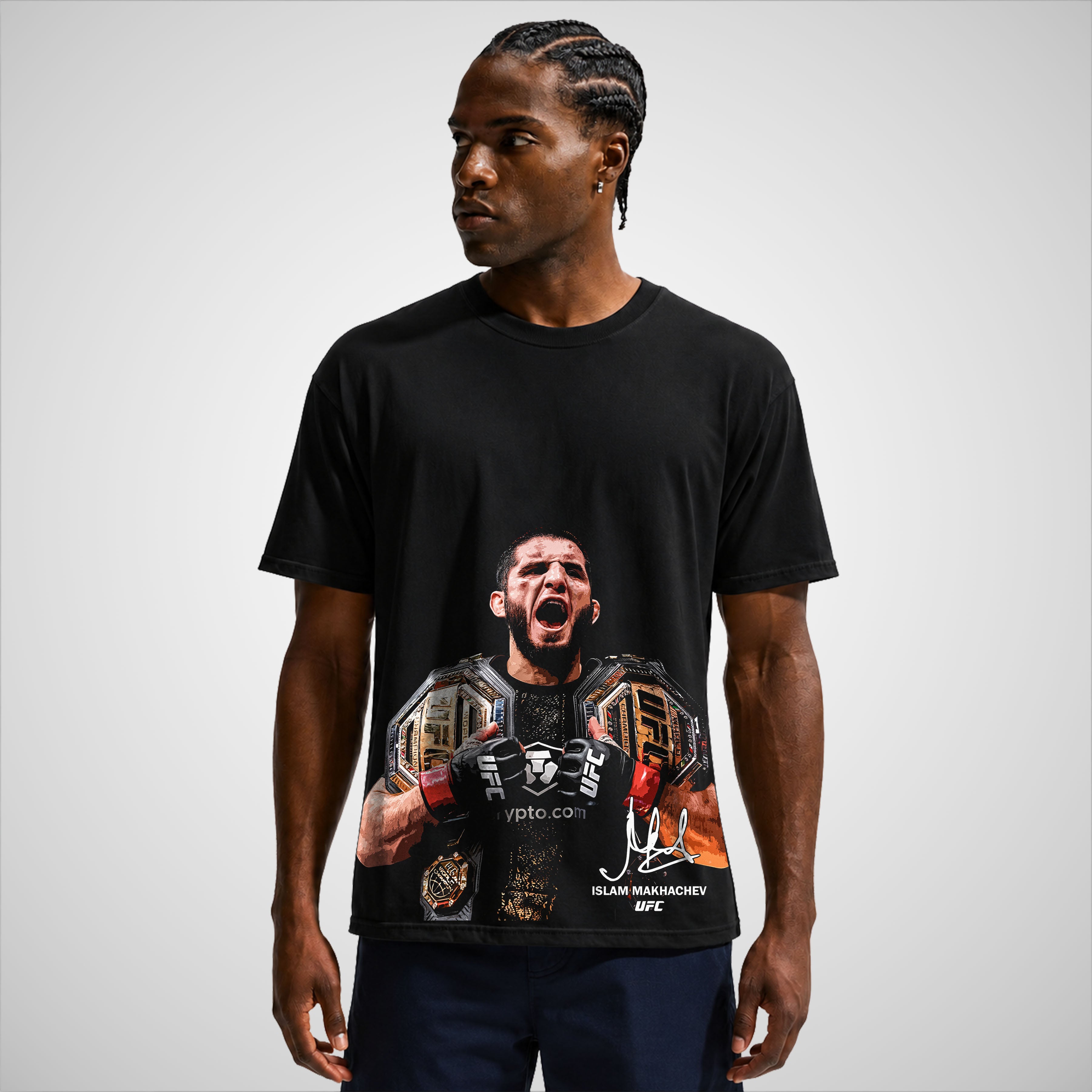 ISLAM MAKHACHEV DOUBLE CHAMP T-SHIRT