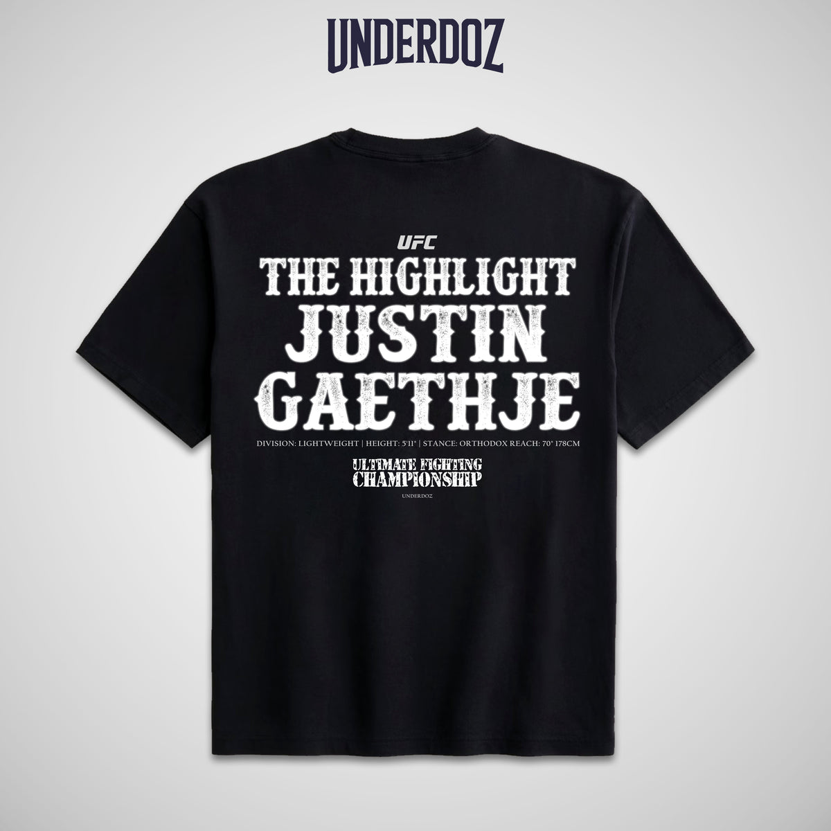 JUSTIN GAETHJE DIVISION T-SHIRT - 3