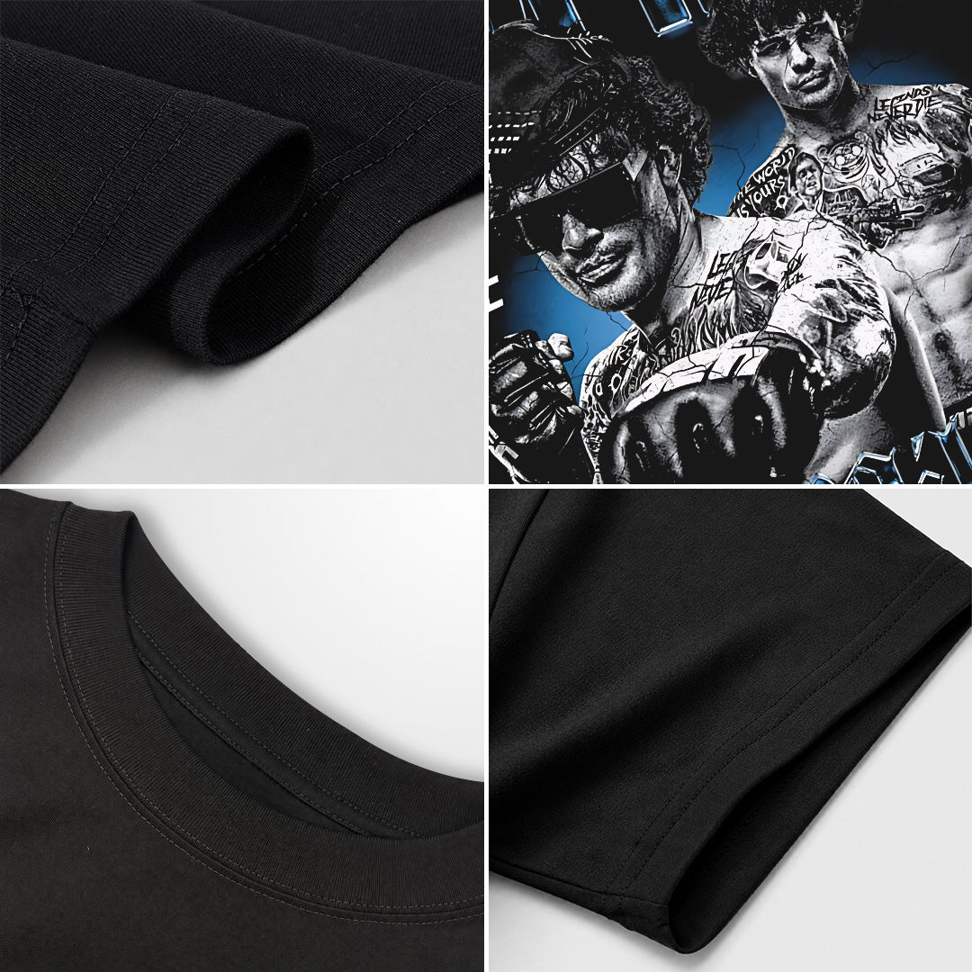 TOMMY MCMILLEN BLACK T-SHIRT - 4