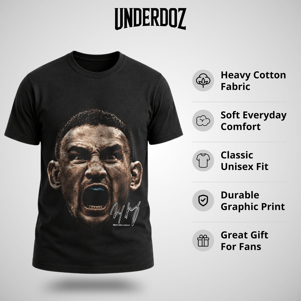 MAX HOLLOWAY BIGFACE T-SHIRT - 3