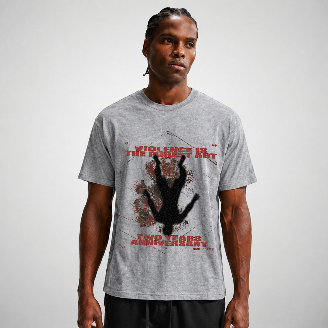 VIOLENCE IS THE PUREST ART T-SHIRT - 4