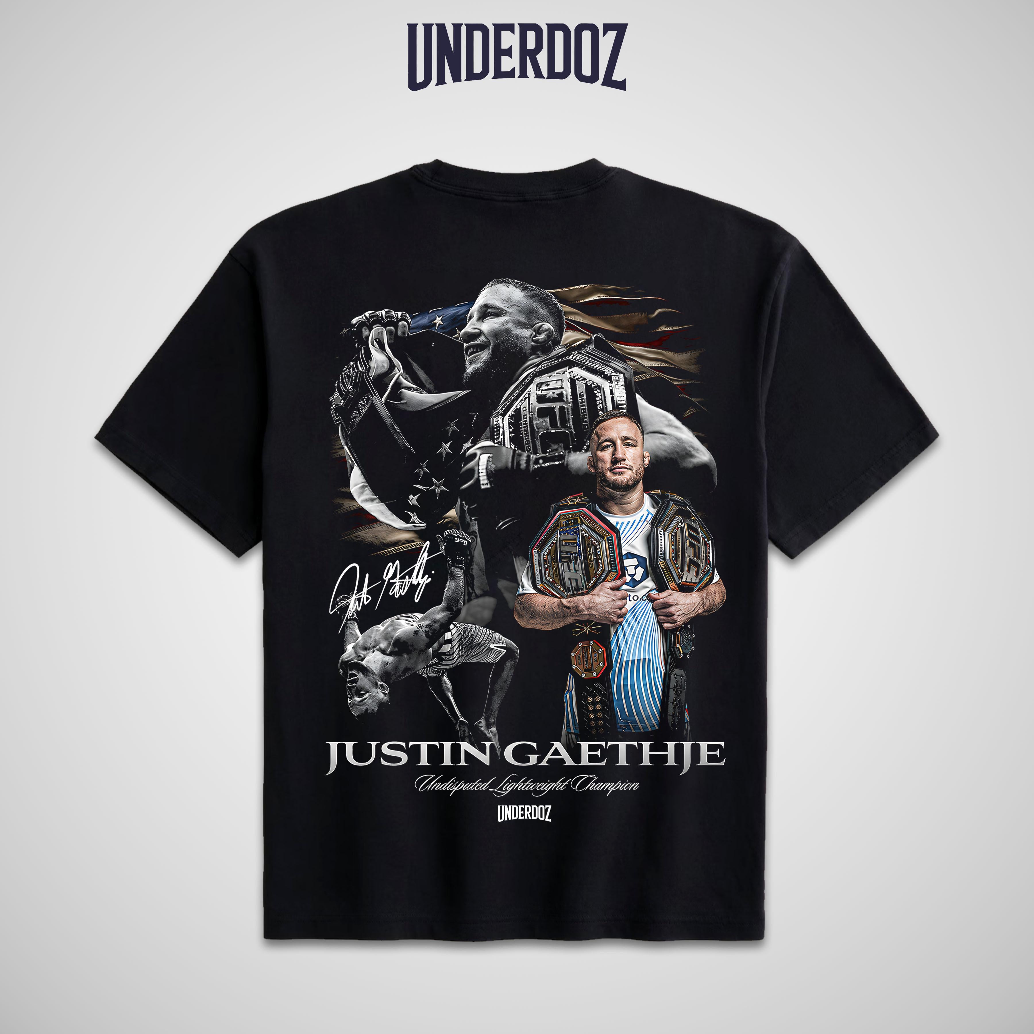 JUSTIN GAETHJE LIGHTWEIGHT CHAMPION T-SHIRT