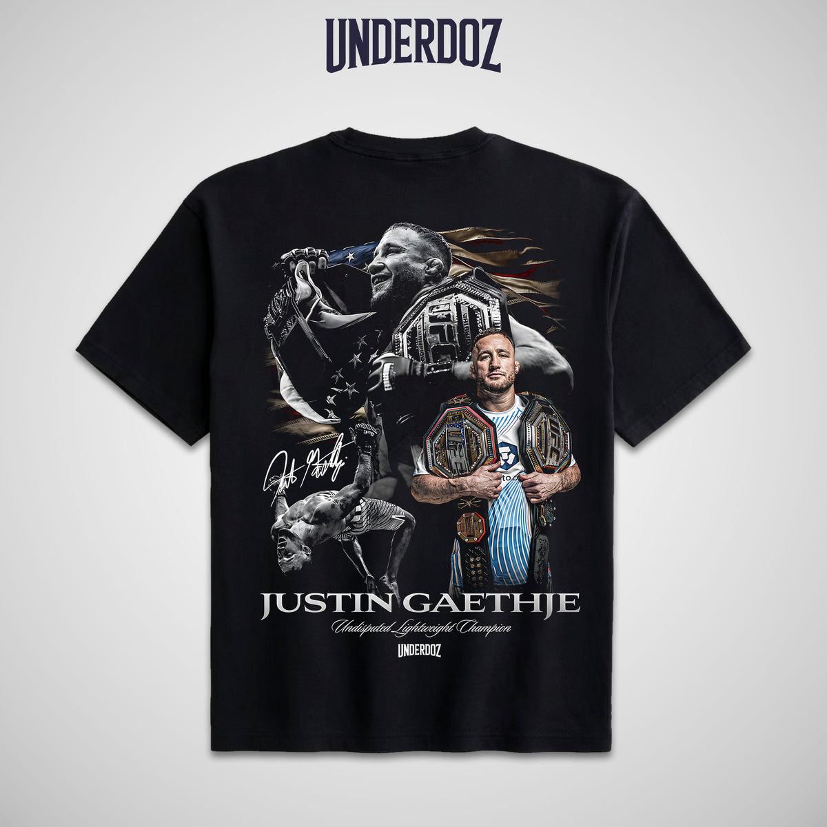 JUSTIN GAETHJE LIGHTWEIGHT CHAMPION T-SHIRT - 5