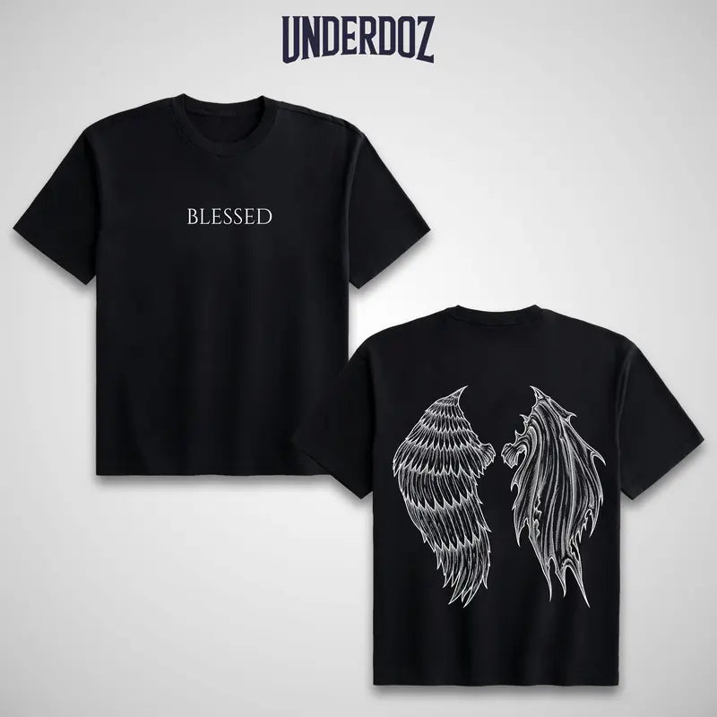MAX HOLLOWAY BLESSED WINGS T-SHIRT - 1