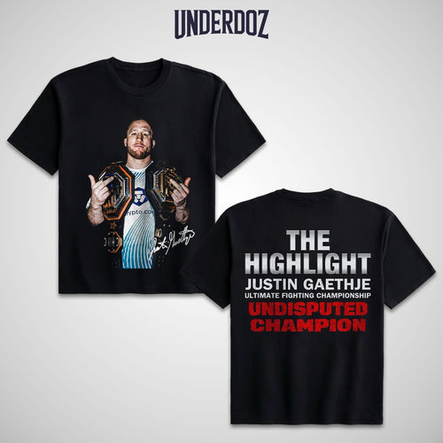 JUSTIN GAETHJE UNDISPUTED CHAMPION T-SHIRT