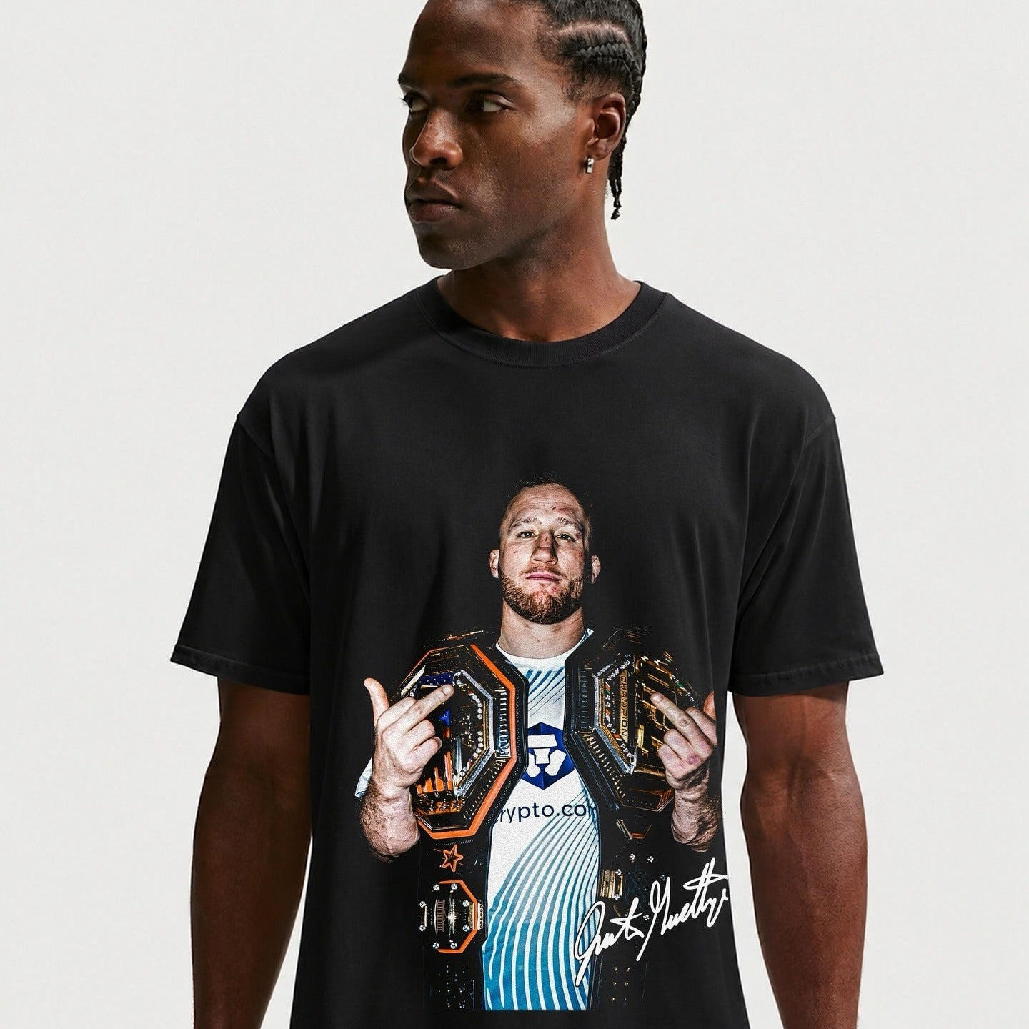JUSTIN GAETHJE UNDISPUTED CHAMPION T-SHIRT