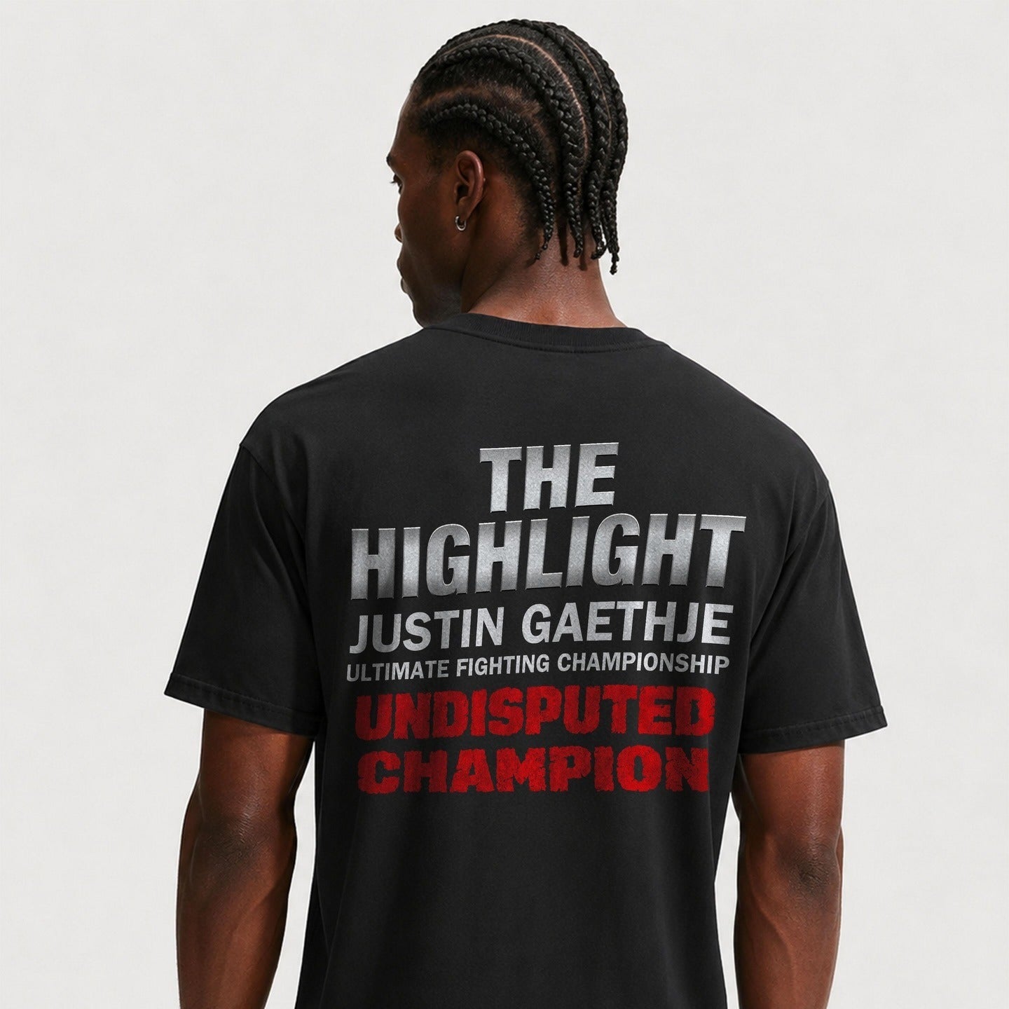 JUSTIN GAETHJE UNDISPUTED CHAMPION T-SHIRT